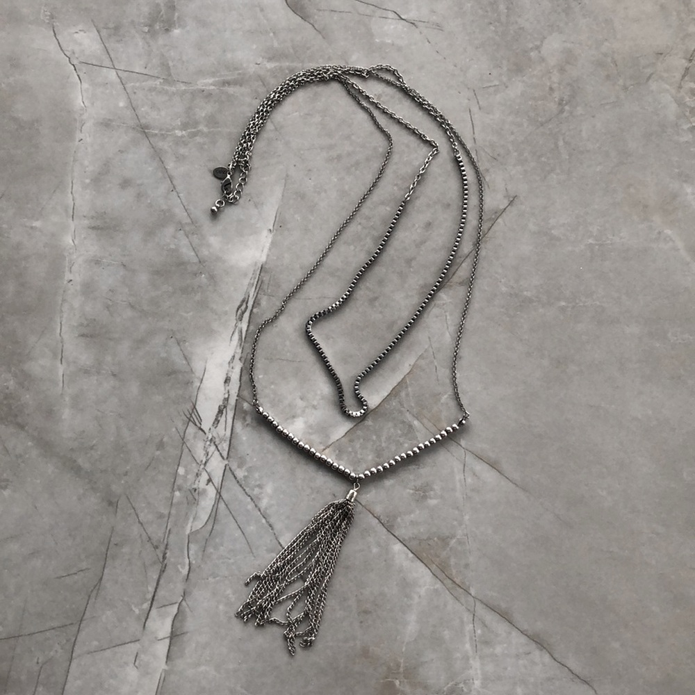 Necklace- Long chains with pendant